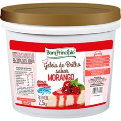 Geleia De Brilho Morango Bom Principio 2,5kg