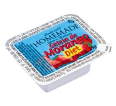 Geleia Morango/Goiaba Diet Sachet Homemade Caixa Com 144 Unidades