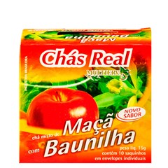 Chás Real Fruta Maçã com Baunilha Cacheta 5x10x1,5g