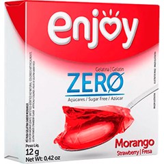 Gelatina Zero Morango Enjoy 26x12g