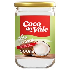 Óleo de Coco Extra Virgem Coco do Vale Vidro Unidade 500ml