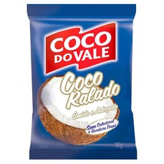 Coco Ralado Úmido Adoçado Coco do Vale Unidade 1kg