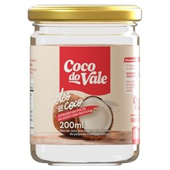 Óleo de Coco Virgem Coco do Vale Vidro Unidade 200ml