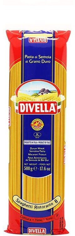 Massa N 8 Spaghetti Ristorant Divella 500g