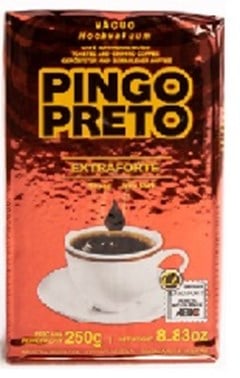 Café Pingo Preto Extra Forte Vácuo Jurere 20x250g