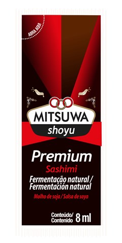 Molho Shoyu Premium Sachê Mitsuwa 250x8ml