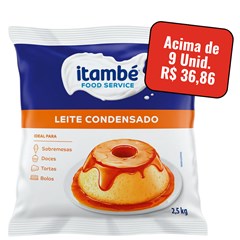 Leite Condensado Itambé Bag Unidade 2,5kg