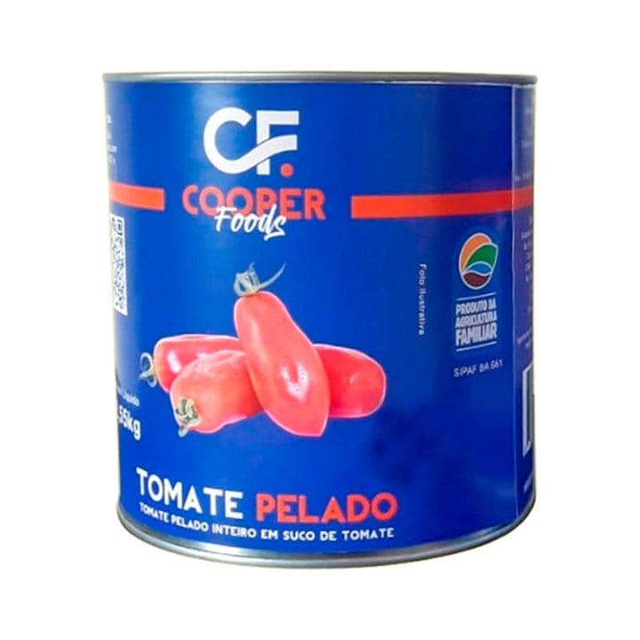 Tomate Pelado Cooper Foods Lata 2,55kg