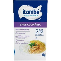 Base Culinária Vegetal 25% Gordura Itambé 1kg