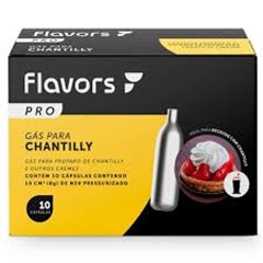 Cápsula De Gás FPRO N20 P/Chantilly Flavors Caixa com 10 