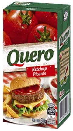 Ketchup Picante Quero Tetra Pak Caixa 24x300g