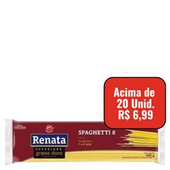 Macarrão Grano Duro Spaghetti 8 Renata 500g