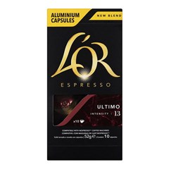Cápsula de Café Lór Espresso Intensity Ultimo 13 Estojo 10x5,2g