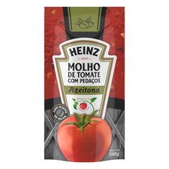 Molho Tomate C/ Azeitona Sachê Heinz 24x300g
