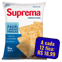 Farinha De Trigo Pastel Suprema 5kg
