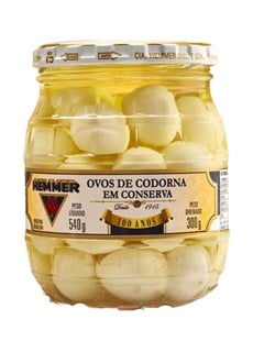 Ovo de Codorna Hemmer Vidro Unidade 300g