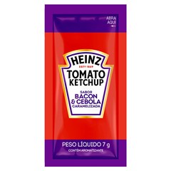 Ketchup Bacon Heinz Sachê Caixa 176x7g