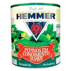 Pepinos em Rodelas para Lanche Hemmer Lata 5kg