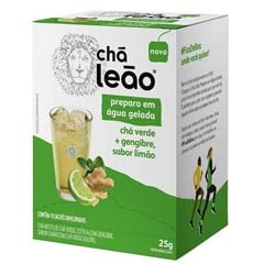 Chá Leão cold brew chá vd com geng e limão 10x2,5g