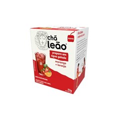 Chá Leão cold brew morango com laranja 10x2,3g