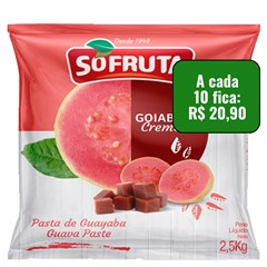 Goiabada Bag Cremosa Só Fruta 2,5kg