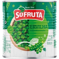 Ervilha Verde Lata Só Fruta 1,7kg