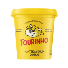 Manteiga Comum C/SAL Tourinho Pote 12x500g