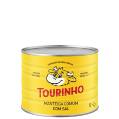 Manteiga Comum C/SAL Tourinho Lata 5kg