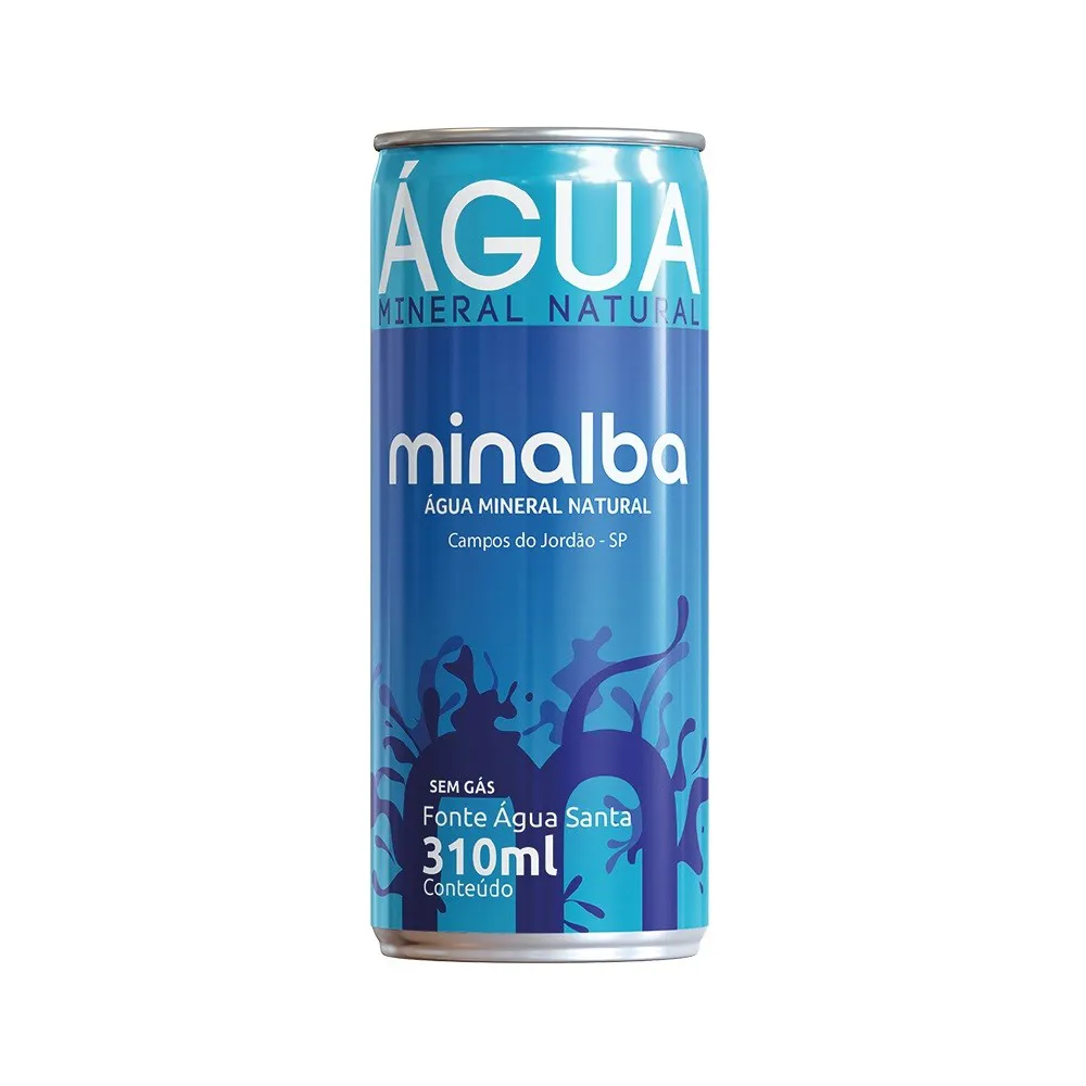 Água Minalba sem Gás Lata 12x310ml