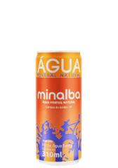 Água Mineral Minalba com Gás Lata 12x310ml