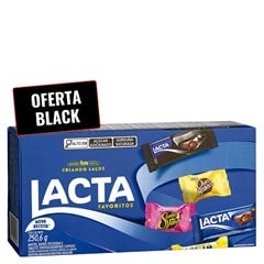  Caixa Chocolate Lacta Favoritos 250,6g