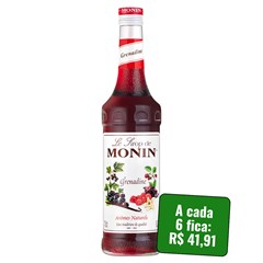 Xarope Monin Grenadine Frutas Vermelhas Unidade 700ml