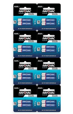 Pilha Alcalina Rayovac AAA2 PEQUENA 24 Multiblist 2 Sm-48 8x2un