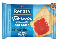 Torrada Levemente Salgada Renata 100x15g