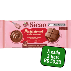 Chocolate Sicao Profissional Ao Leite 1,01kg