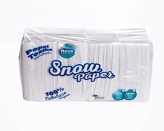 Papel Toalha Interfolhado Snow Paper 1.000 Folhas 100% Celulose 