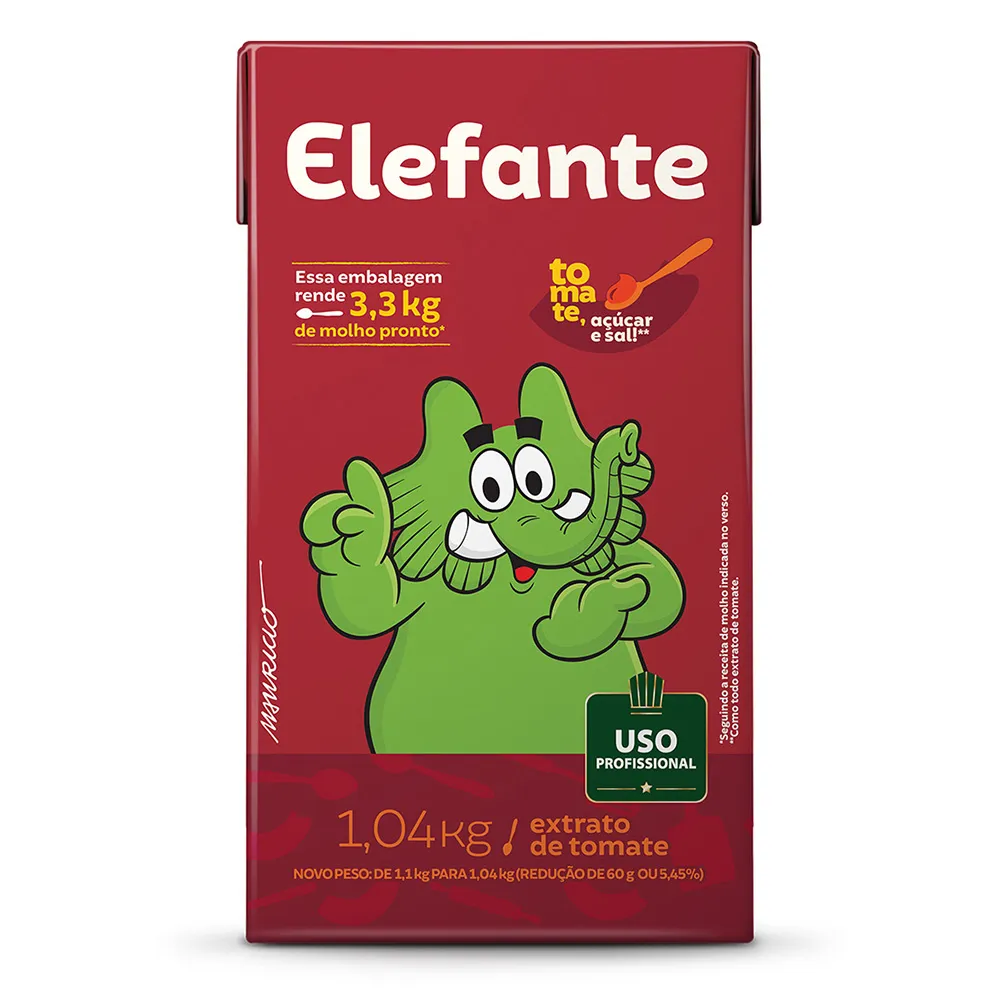 Elefante Extrato De Tomate Trad Tp 1,04Kg