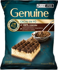 Cacau em Pó 100% Genuine 500g