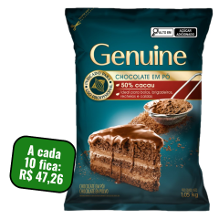 Chocolate em Pó 50% Cacau Genuine 1,05g