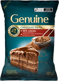 Chocolate em Pó 50% Cacau Genuine 500g
