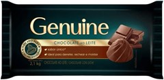 Chocolate Ao Leite Barra Genuine 2,1kg