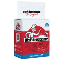 Fermento Biologico Seco Vermelho Massa Salgada Saf Instant 500g