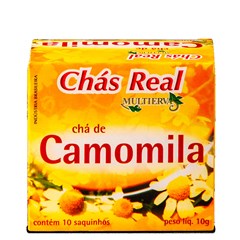 Chás Real de Camomila Cacheta 5x10x1g