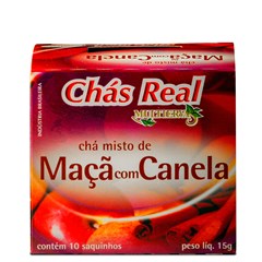 Chás Real Fruta Maçã com Canela Cacheta 5x10x1,5g