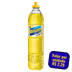 Detergente Líquido Neutro Minuano Caixa 24x500ml