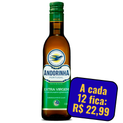 Azeite Extra Virgem Andorinha Vidro Unidade 500ml