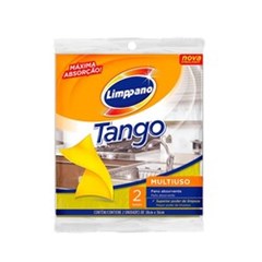 Pano Absorvente Multiuso Tango Limppano Caixa 30Unidades