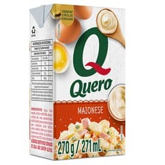 Maionese Quero Tetra Pak Caixa 24x270g