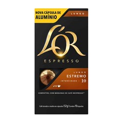 Cápsula de Café Lór Espresso Lungo Estremo Estojo 10x5,2g