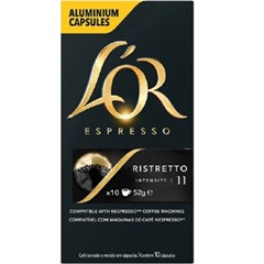 Cápsula de Café Lór Espresso Ristretto Estojo 10x5,2g 